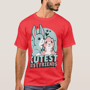 Guinese varken en Bunny Cute T-shirt