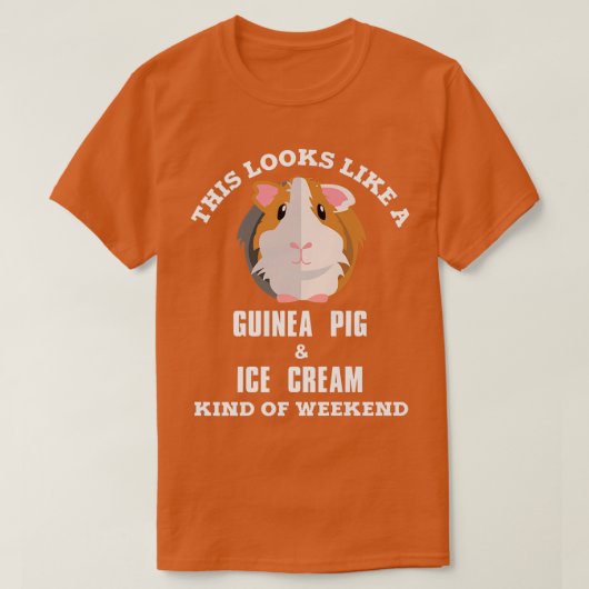 Guinese varken en ijskap t-shirt (Design voorkant)