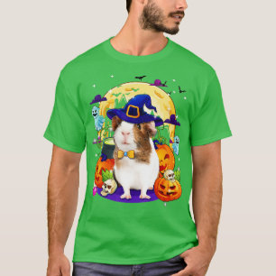 Guinese varken halloween met maanpompoen boe Kinde T-shirt