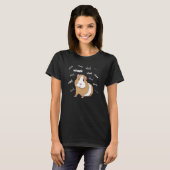 Guinese varken houdt van Guinee Pig Wheek T-shirt (Voorkant volledig)
