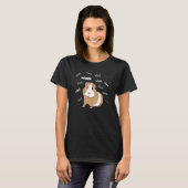 Guinese varken houdt van Guinee Pig Wheek T-shirt (Voorkant volledig)