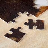 Guinese varken in de bloemen legpuzzel (Zijkant)