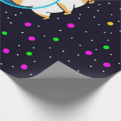 Guinese varken in de ruimte Unieke geschenk voor d Cadeaupapier (Hoek)