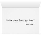 Guinese varken in Wreate kerstkaart (Binenzijde Horizontaal (Onderkant))