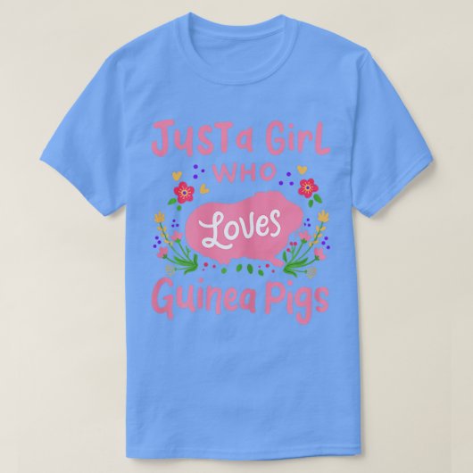 Guinese varken is een meisje dat van de Guinese pi T-shirt (Design voorkant)