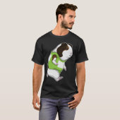 Guinese varken met sport t-shirt (Voorkant volledig)