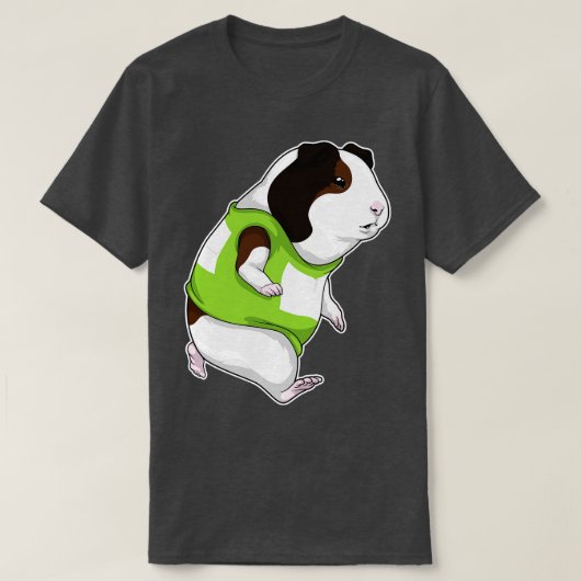 Guinese varken met sport t-shirt (Design voorkant)