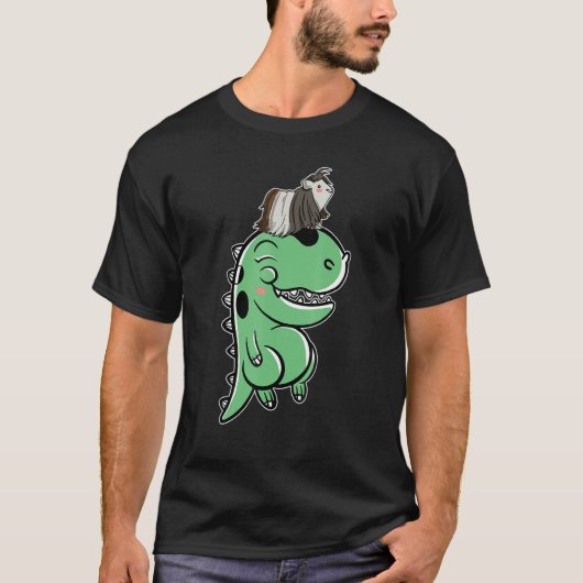 Guinese varken op Dinosaur Guinee T-shirt (Voorkant)