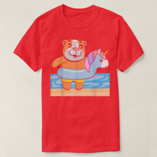 Guinese varken op het strand, Vacay Vacay T-shirt (Design voorkant)