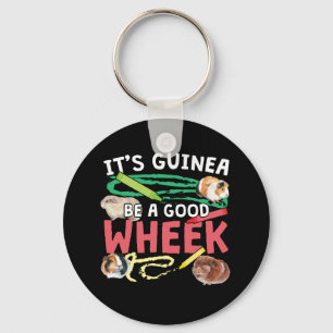 Guinese varken pun - Guinee wordt een goede kar Sleutelhanger