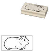 Guinese varken rubberstempel (Gestempeld)