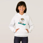 Guinese varken Snowboarder (Voorkant volledig)