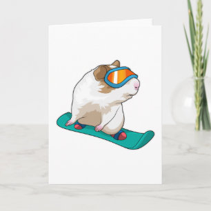 Guinese varken Snowboarder Kaart