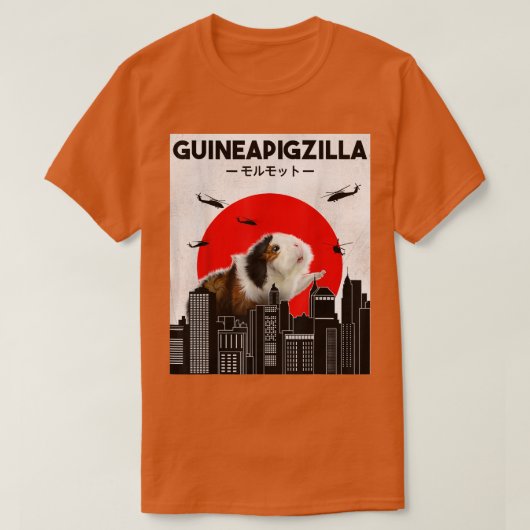 Guinese varken, T-shirt van cavia's, cavia's (Design voorkant)