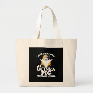 Guinese varken waar ik om geef... grote tote bag