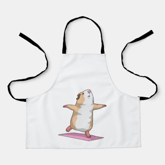 Guinese varken Yoga Meditation Fitness Schort (Voorkant)