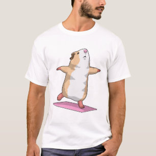 Guinese varken Yoga Meditation Fitness T-shirt
