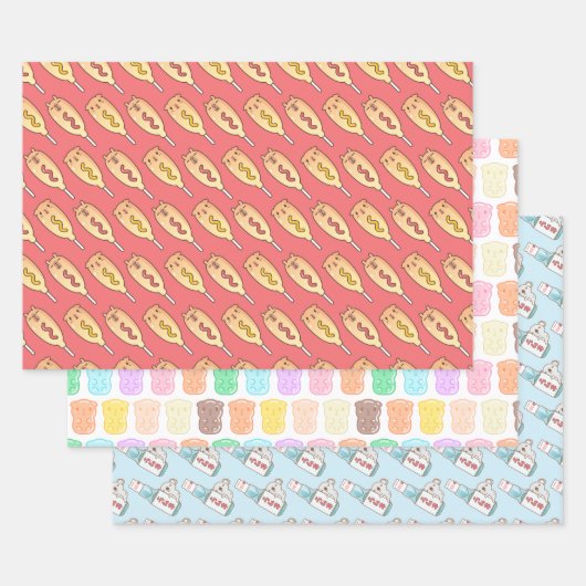 Guinese varkens, capybara's en koala met een voeds inpakpapier vel (Set)