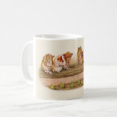 Guinese varkens die de tuin leiden koffiemok (Voorkant links)