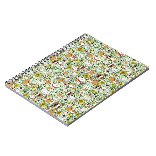 Guinese varkens in het groen notitieboek (Linkerzijde)