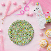 Guinese varkens in het groen papieren bordje (Feest)