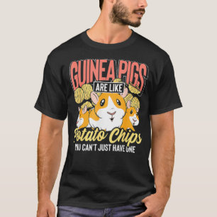 Guinese varkens zijn net als aardappelpapegaaiacht t-shirt