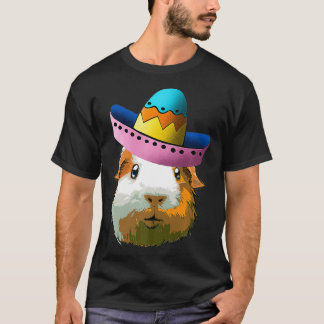 Guinese Varkenshan Sombrero Cinco de Mayo T-shirt