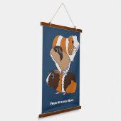 Guinese Varkenshouding Aangepast Hangend Wandkleed (Gebogen)