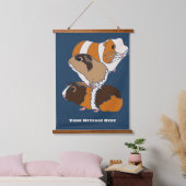 Guinese Varkenshouding Aangepast Hangend Wandkleed (Slaapkamer)