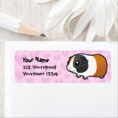 Guinese varkensliefde (glad haar) etiket (Insitu)