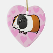 Guinese varkensliefde (glad haar) keramisch ornament (Rechts)