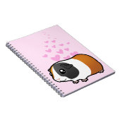 Guinese varkensliefde (glad haar) notitieboek (Rechterzijde)