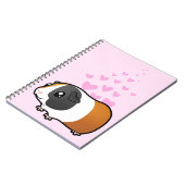 Guinese varkensliefde (glad haar) notitieboek (Linkerzijde)