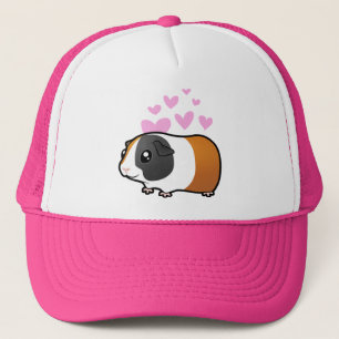 Guinese varkensliefde (glad haar) trucker pet