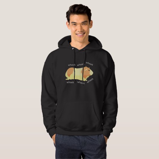 Guinese Varkenspek schattige dierenbedekking Hoodie (Voorkant volledig)