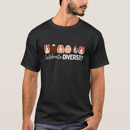 Guinese Varkenspest Diversiteit T-shirt (Voorkant)