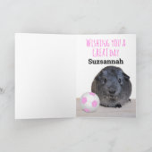 Guinese varkensroze witte Voetbal Kaart (Binnen)