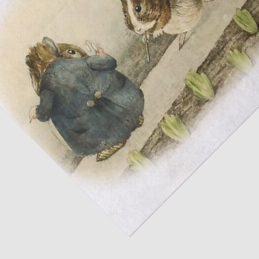 "Guinese varkenstuin" door Beatrix Potter Tissuepapier (Detail)