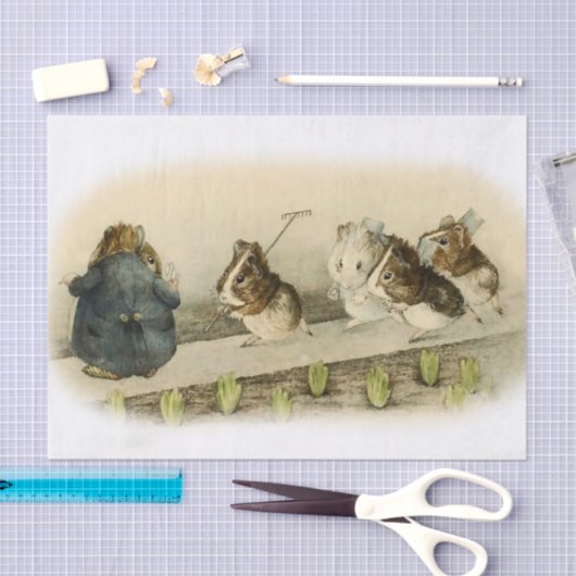 "Guinese varkenstuin" door Beatrix Potter Tissuepapier (Craft)