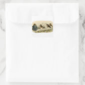 "Guinese varkenstuin" door Beatrix Potter Vierkante Sticker (Tas)