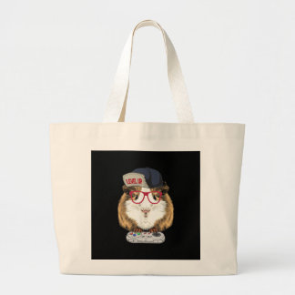Guinese varkensvideo Game Wildlife Animal Grote Tote Bag