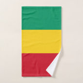 Guinese vlag bad handdoek (Handdoek)