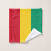 Guinese vlag bad handdoek (Wasdoekje)