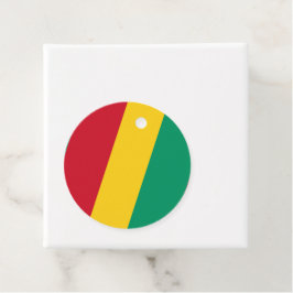 Guinese vlag bedankjes labels