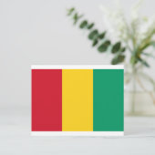 Guinese vlag briefkaart (Staand voorkant)