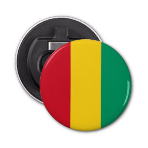Guinese vlag button flesopener