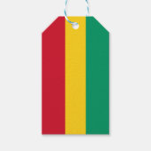 Guinese vlag cadeaulabel (Voorkant)
