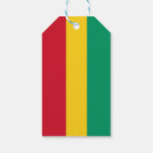 Guinese vlag cadeaulabel (Achterkant)