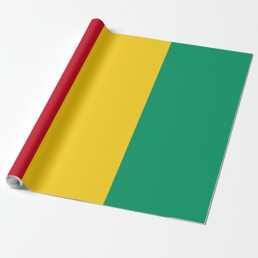 Guinese vlag cadeaupapier (Uitgerold)