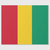 Guinese vlag cadeaupapier (Vlak)